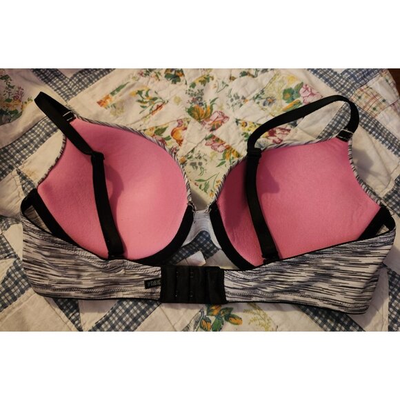 Victorias Secret PINK Grey Bra 36C - Picture 2 of 3